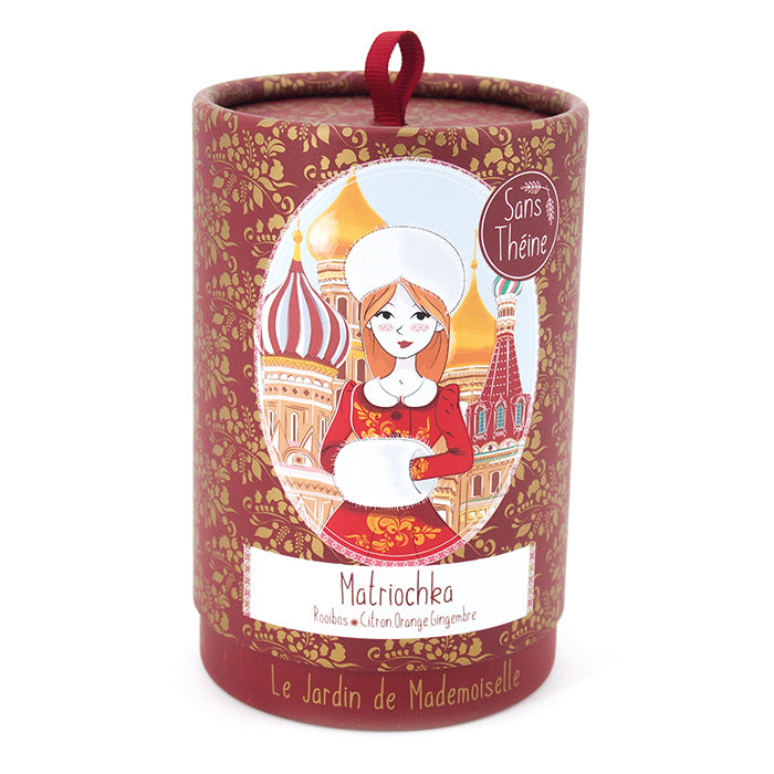 rooibos citron gingembre gout russe matriochka boite ecoresponsable