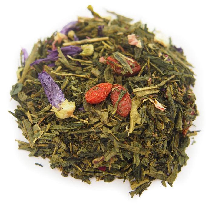 Thé vert Tradition du Ningxia baie de goji mandarine