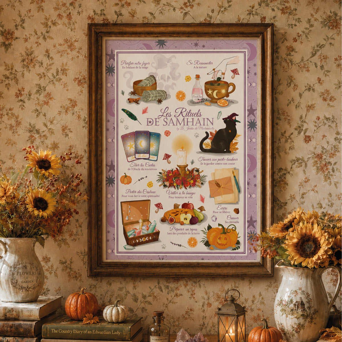 Affiche A4 Les rituels de Samhain - by Mademoiselle