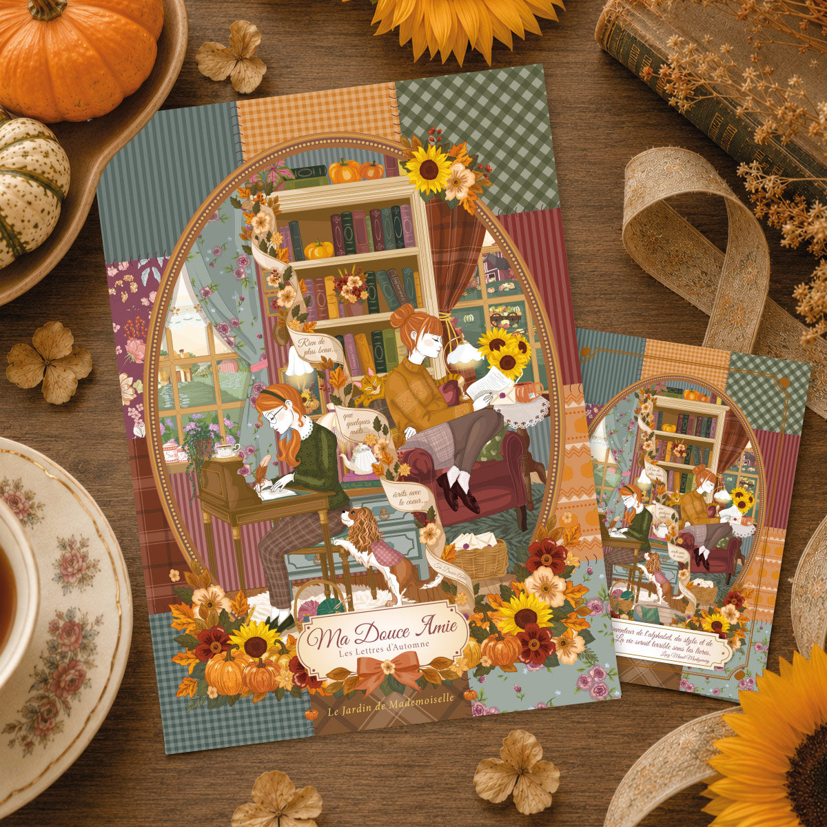 Mini Affiche A6 Ma Douce Amie + enveloppe - by Mademoiselle