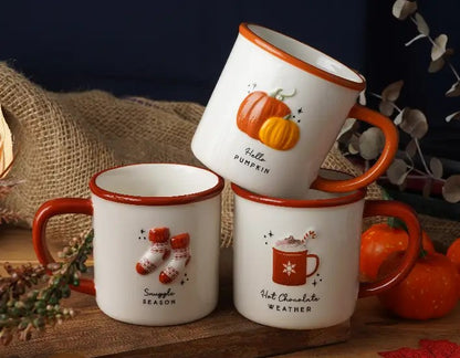 Mug 228 ml en grès &quot;Snuggle season&quot;