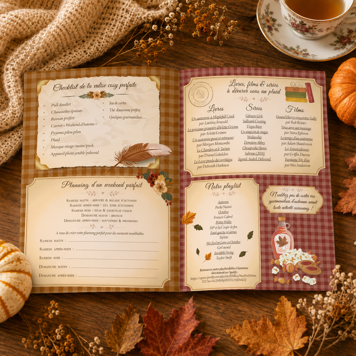 Carnet Notre weekend d&