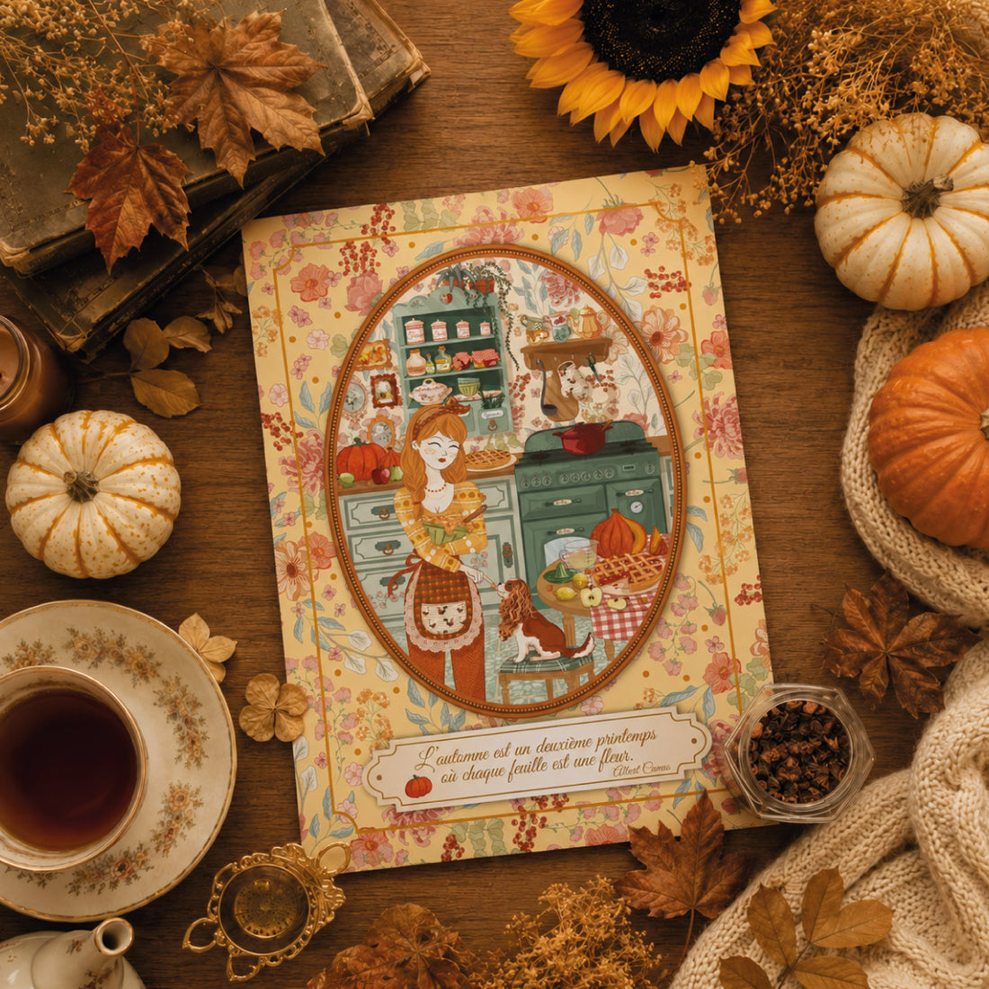 Mini Affiche A6 Lady Tartelette - by Mademoiselle
