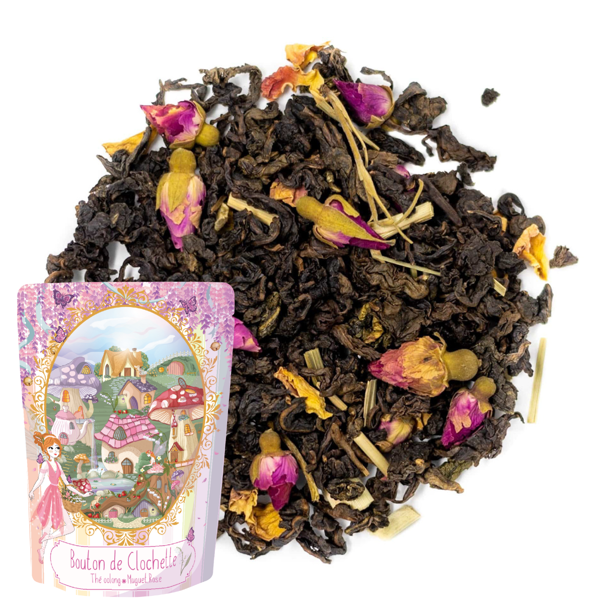 Té Oolong con botón de campana