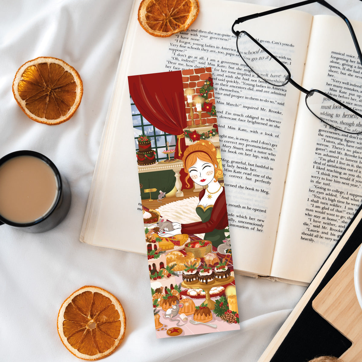 Marque page Le Banquet de Noël - by Mademoiselle