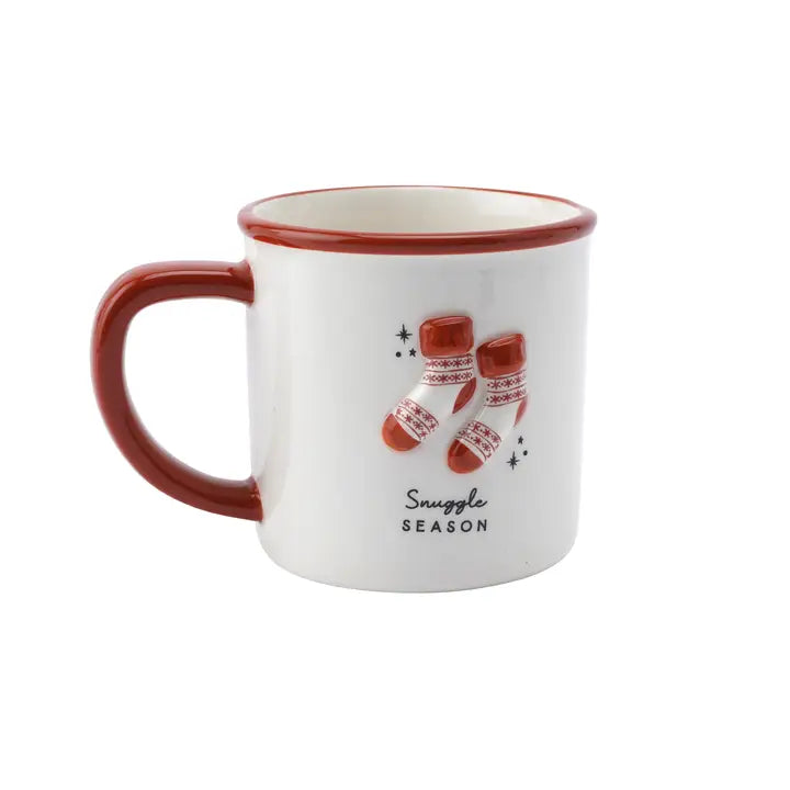 Mug 228 ml en grès &quot;Snuggle season&quot;