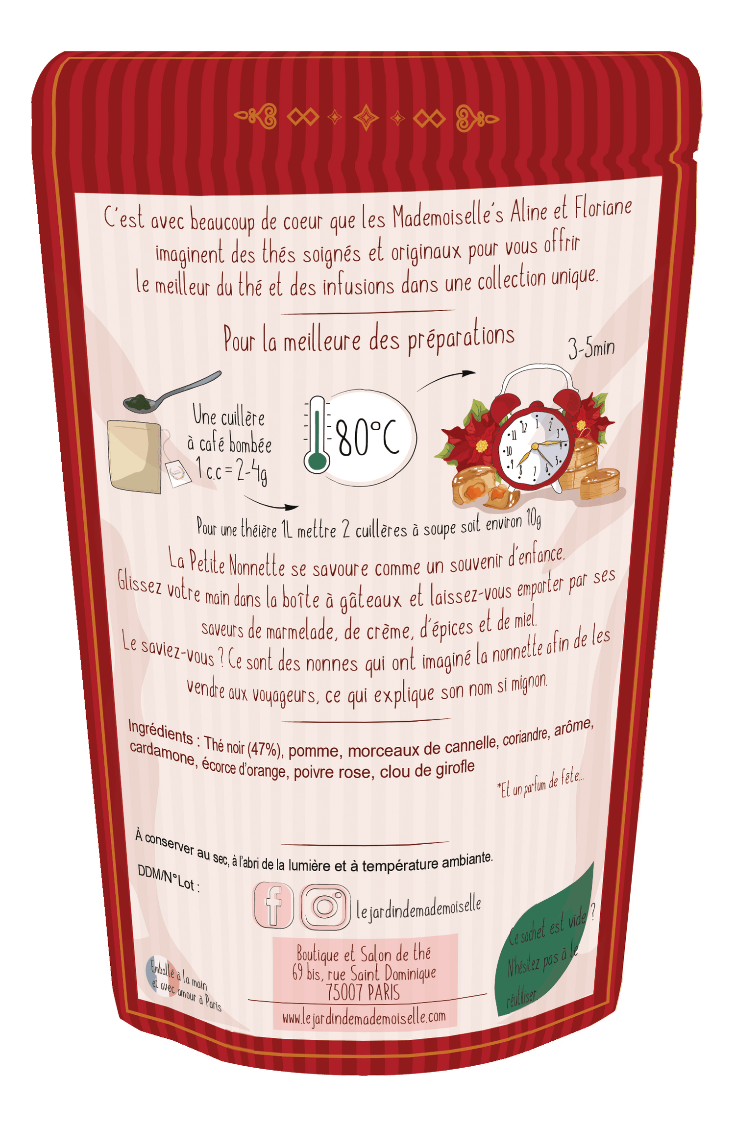Thé noir La Petite Nonnette - Le Jardin de Mademoiselle