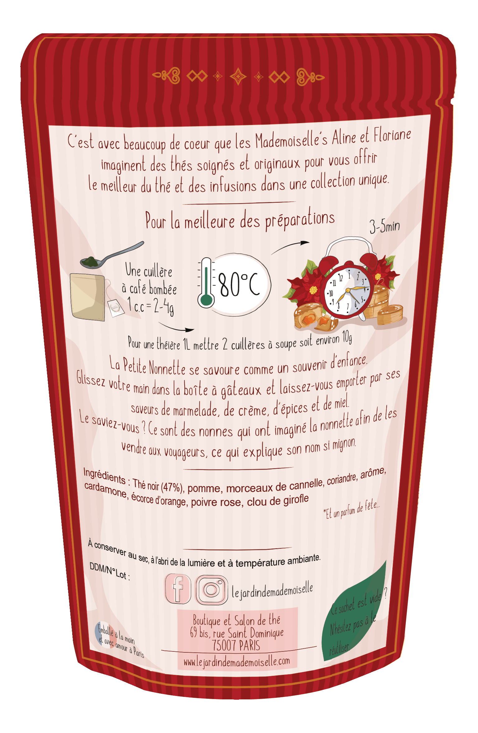 Thé noir La Petite Nonnette - Le Jardin de Mademoiselle