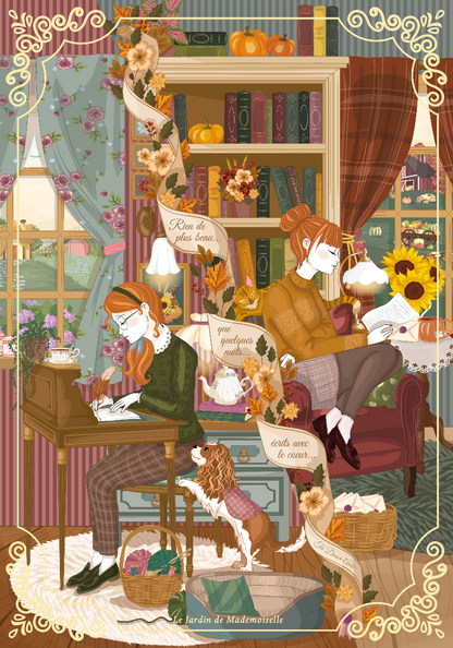 Puzzle illustré 100 pièces "Lettres d&
