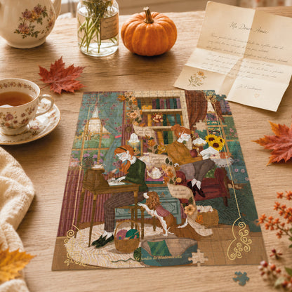 Puzzle illustré 100 pièces "Lettres d&