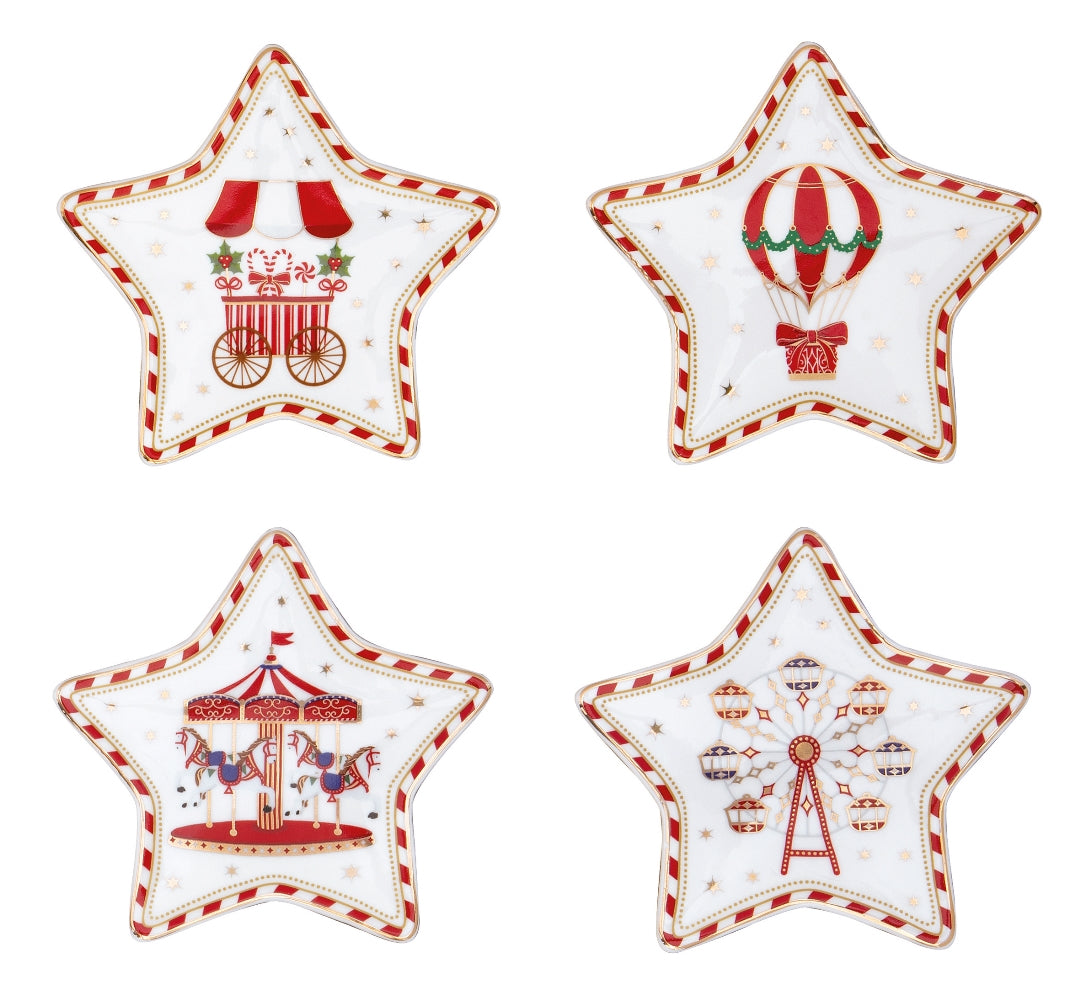 Repose filtre à thé &quot;Fête foraine de Noël&quot; - Le Jardin de Mademoiselle