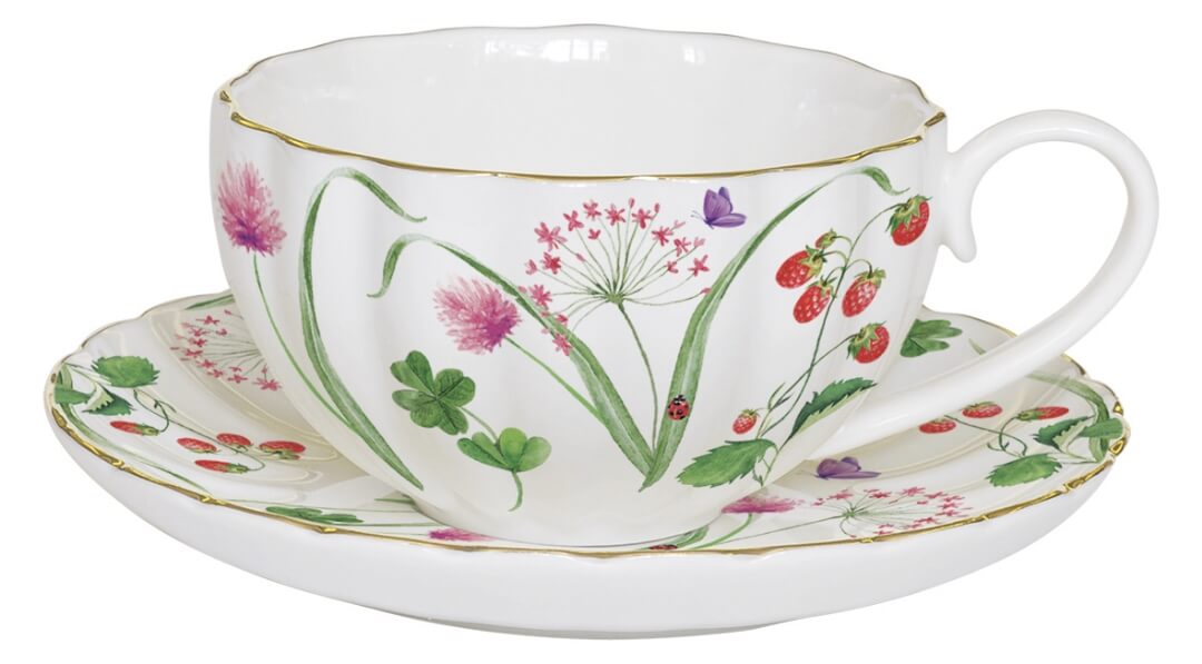 Porcelain cup and saucer (200 ml) - Outdoor