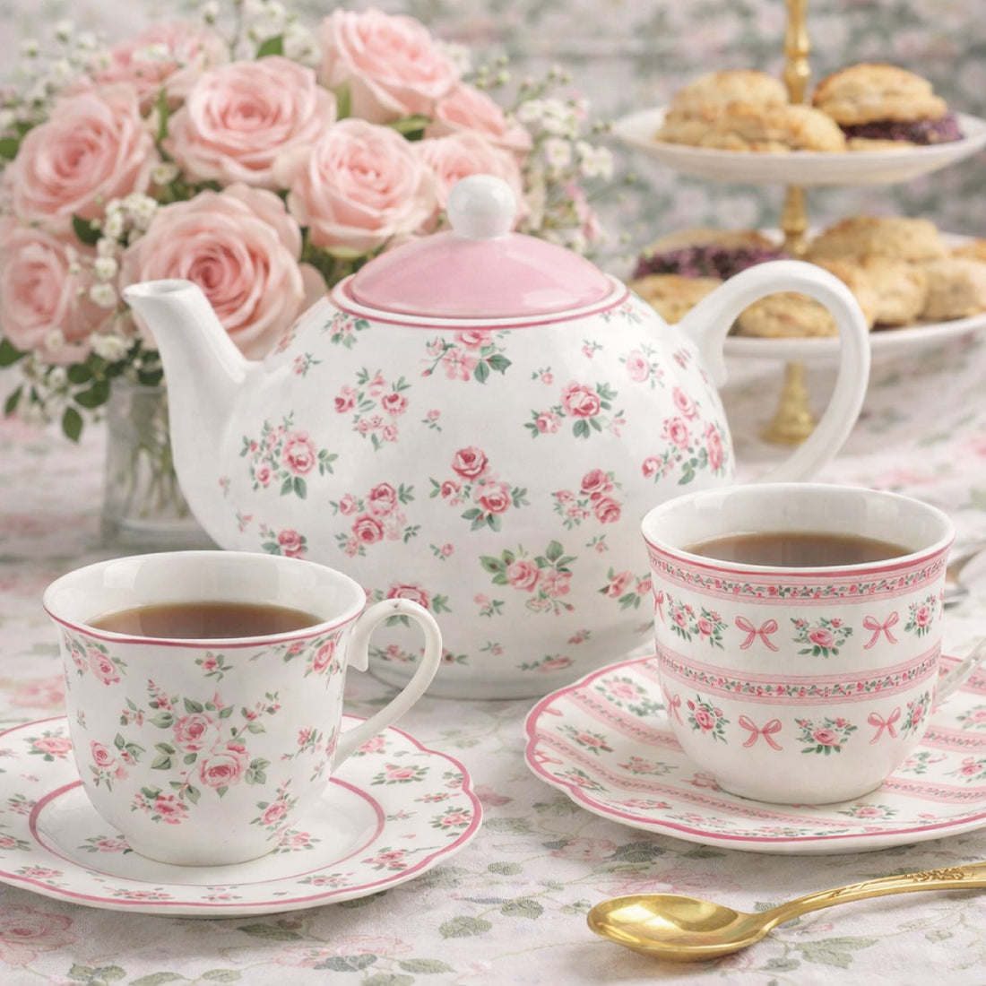 Tasse et soucoupe "Ruban" (300 ml)