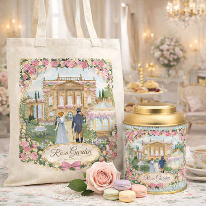 Tote bag "Rosa Garden" - by Mademoiselle