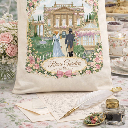 Tote bag "Rosa Garden" - by Mademoiselle