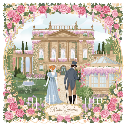 Tote bag "Rosa Garden" - by Mademoiselle
