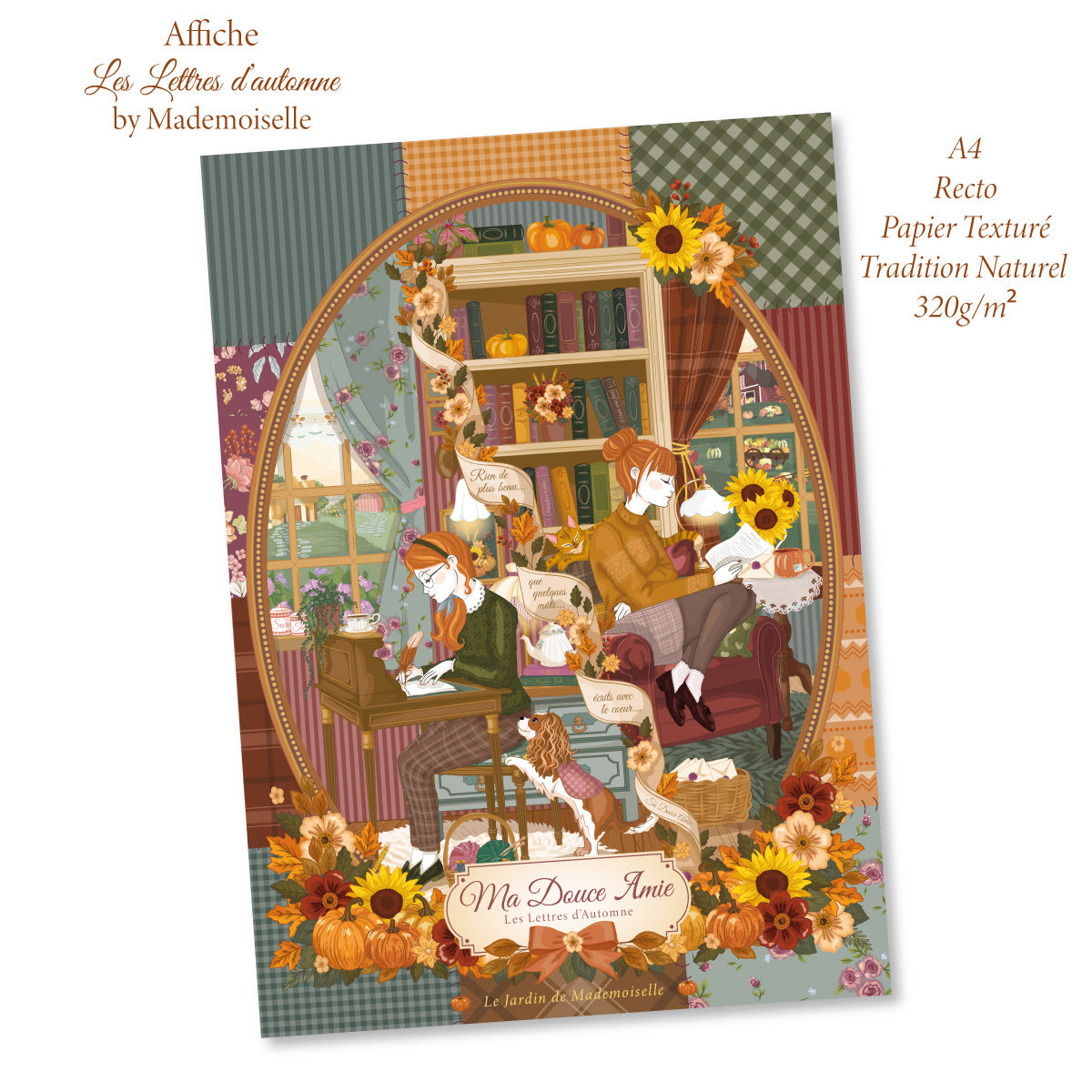 Affiche A4 Ma Douce Amie - by Mademoiselle