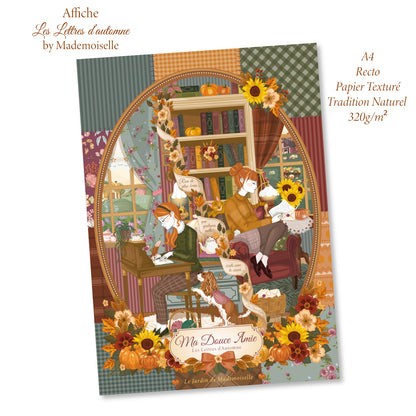 Affiche A4 Ma Douce Amie - by Mademoiselle
