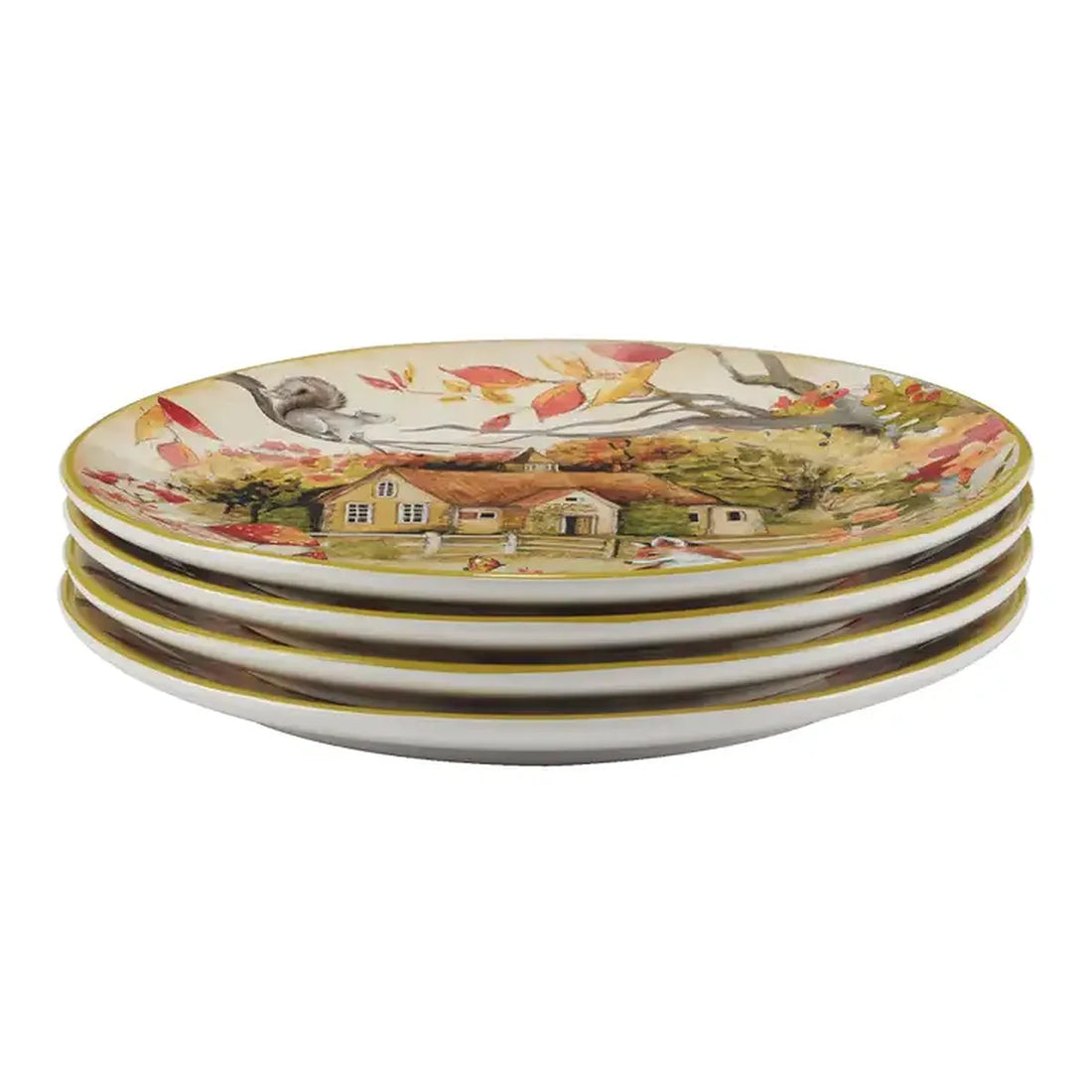 Assiettes de table &quot;Forêt enchantée&quot; (28 cm)