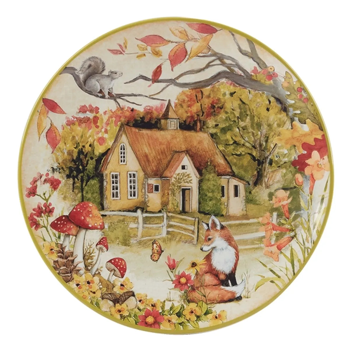 Assiettes de table &quot;Forêt enchantée&quot; (28 cm)