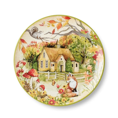 Assiettes de table &quot;Forêt enchantée&quot; (28 cm)