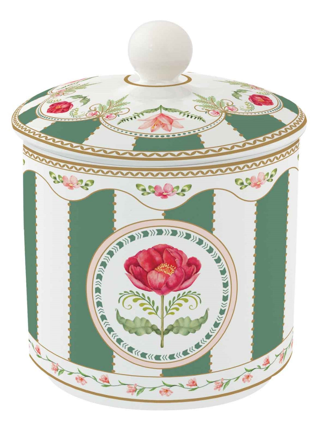 Boîte en porcelaine &quot;Fabuleuse Mary&quot; (verte)