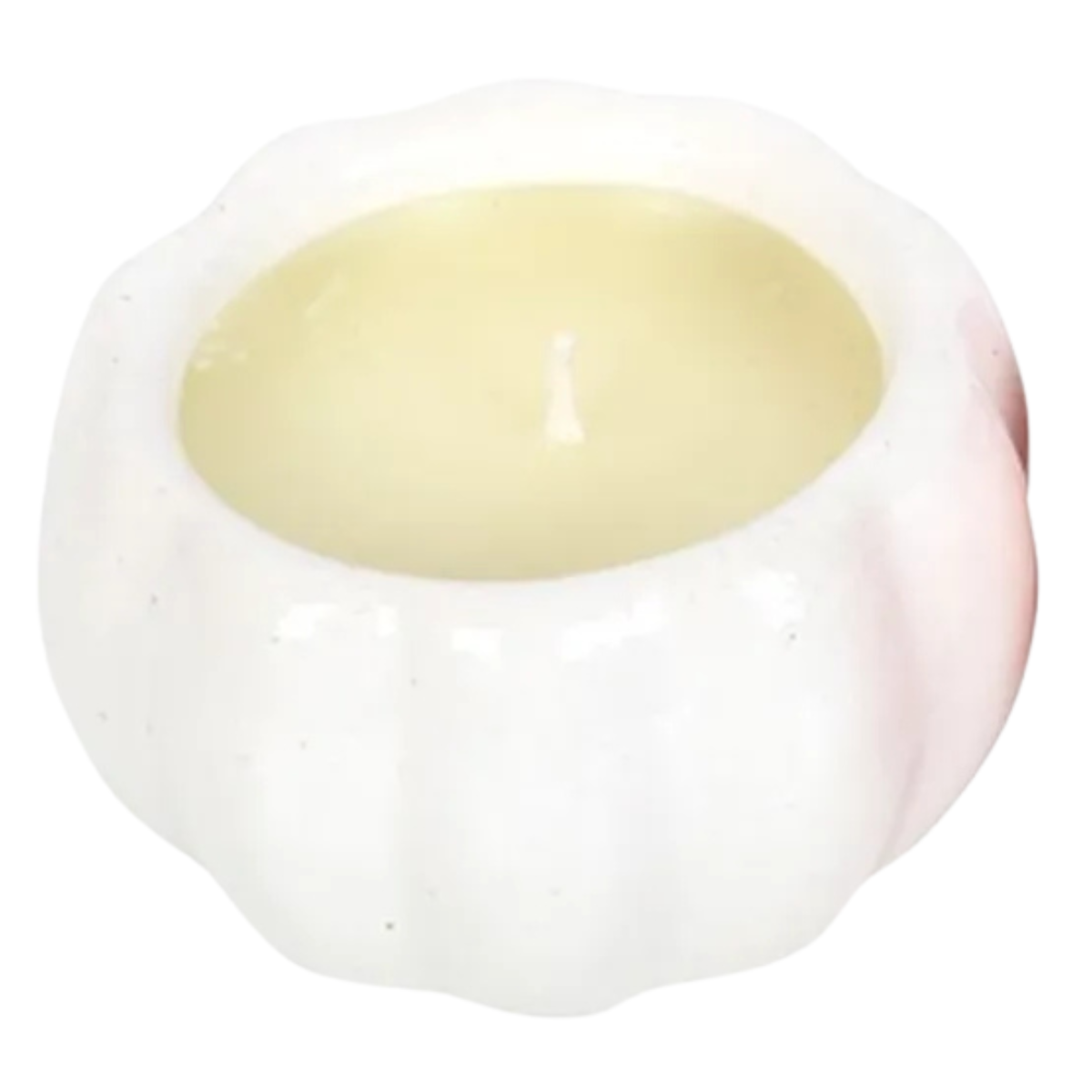 Bougie parfumée à la citrouille (blanche ou orange)