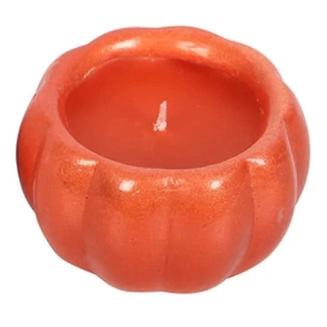 Bougie parfumée à la citrouille (blanche ou orange)