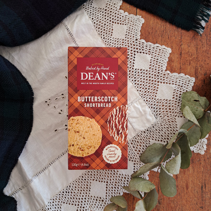 Shortbreads ronds au caramel écossais fabriqués en Écosse (130g)