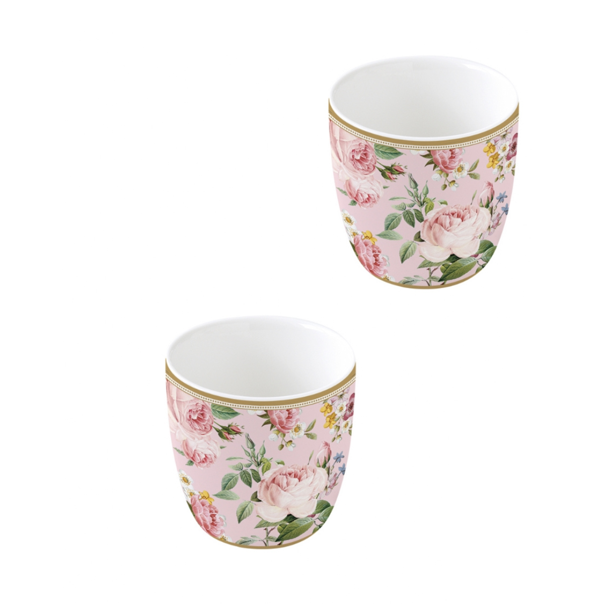 Coffret théière (600 ml) + 2 bol "Chant des roses"