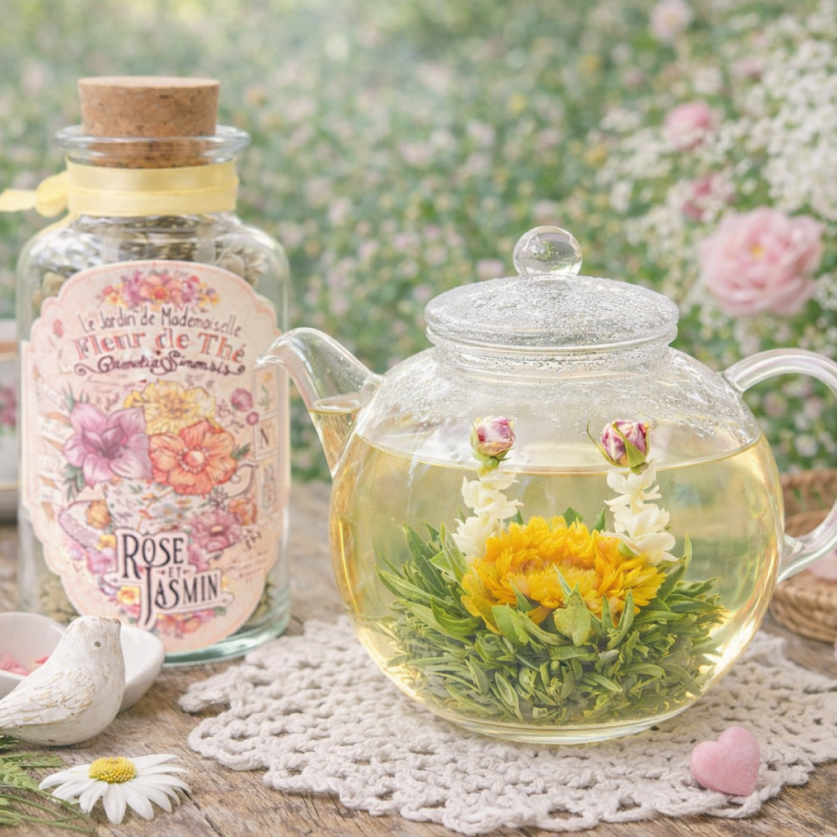 Fleurs de thé - Rose &amp; Jasmin