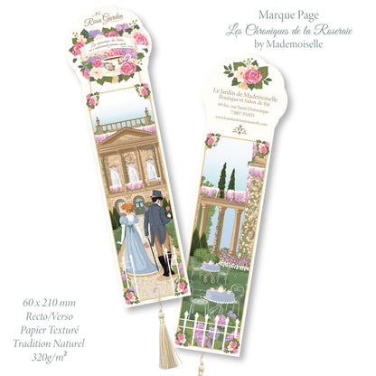 Marque page Rosa Garden - by Mademoiselle