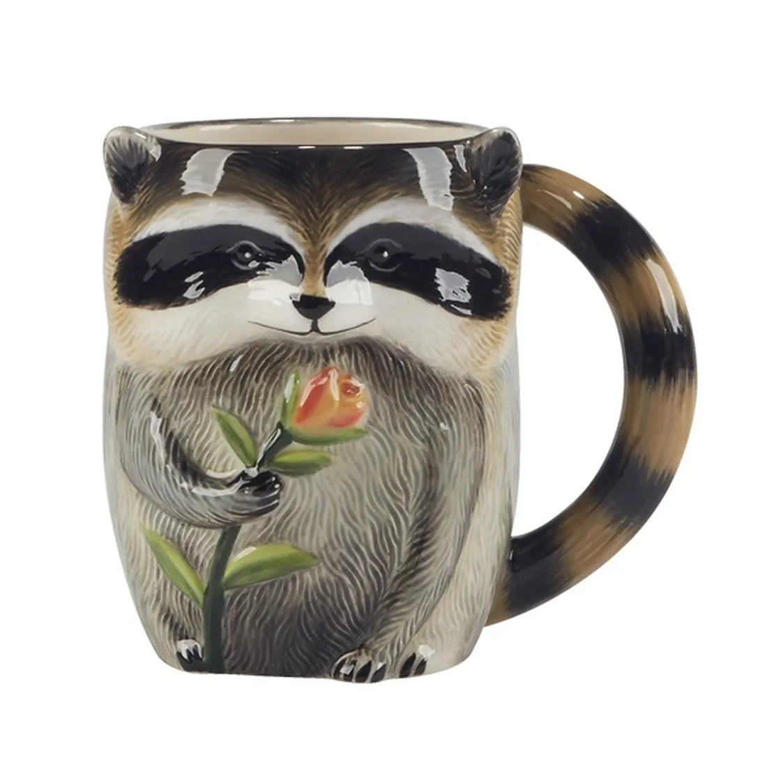 Mug 3D en faïence &quot;Petits animaux des Bois&quot; (470 ml)
