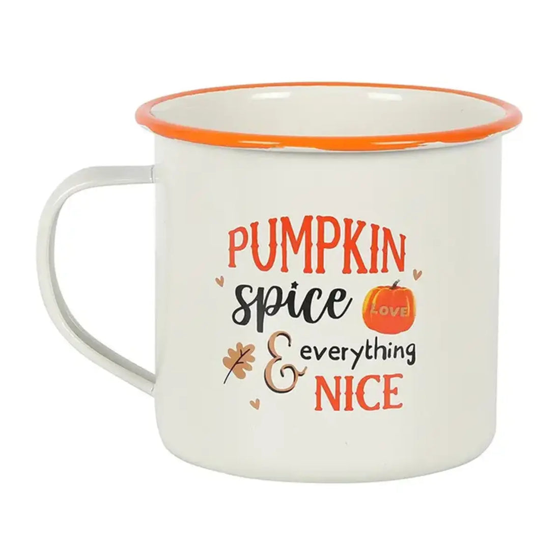Mug en émail &quot;Pumpkin Spice&quot; (550 ml)
