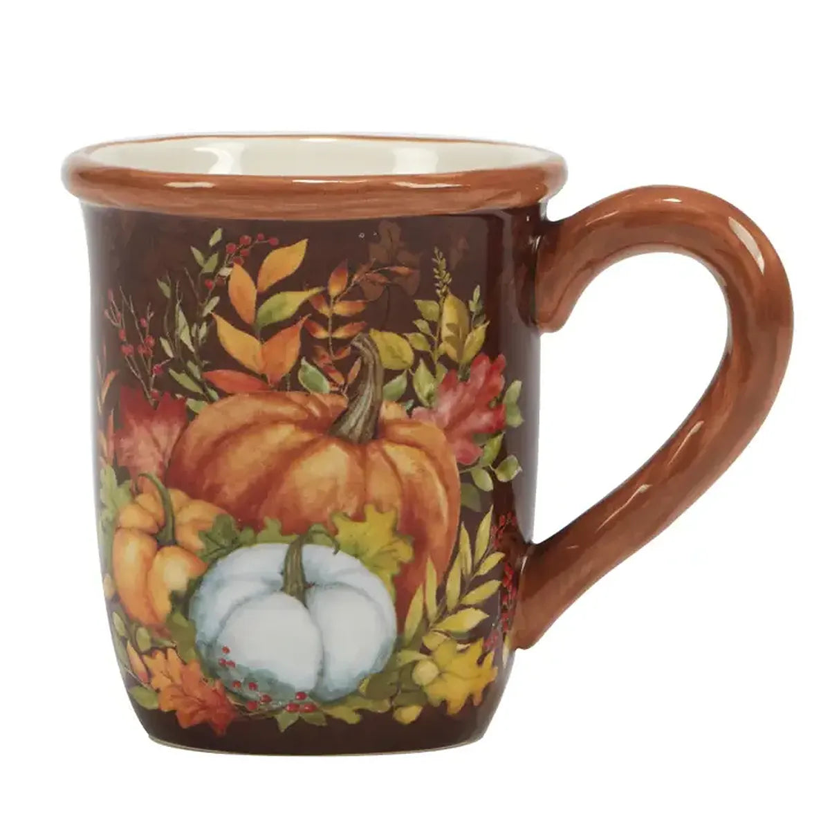 Mug 470 ml en faïence "Récoltes heureuses" (470 ml)