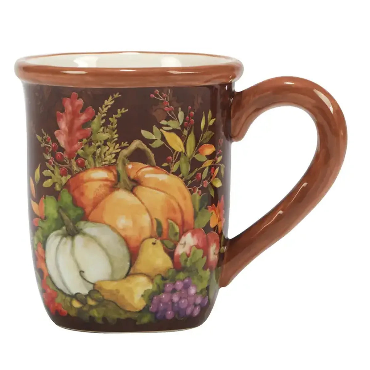 Mug 470 ml en faïence "Récoltes heureuses" (470 ml)
