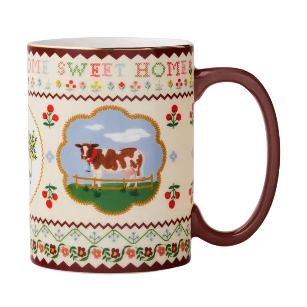 Mug en porcelaine "Home Sweet Home" (470 ml)