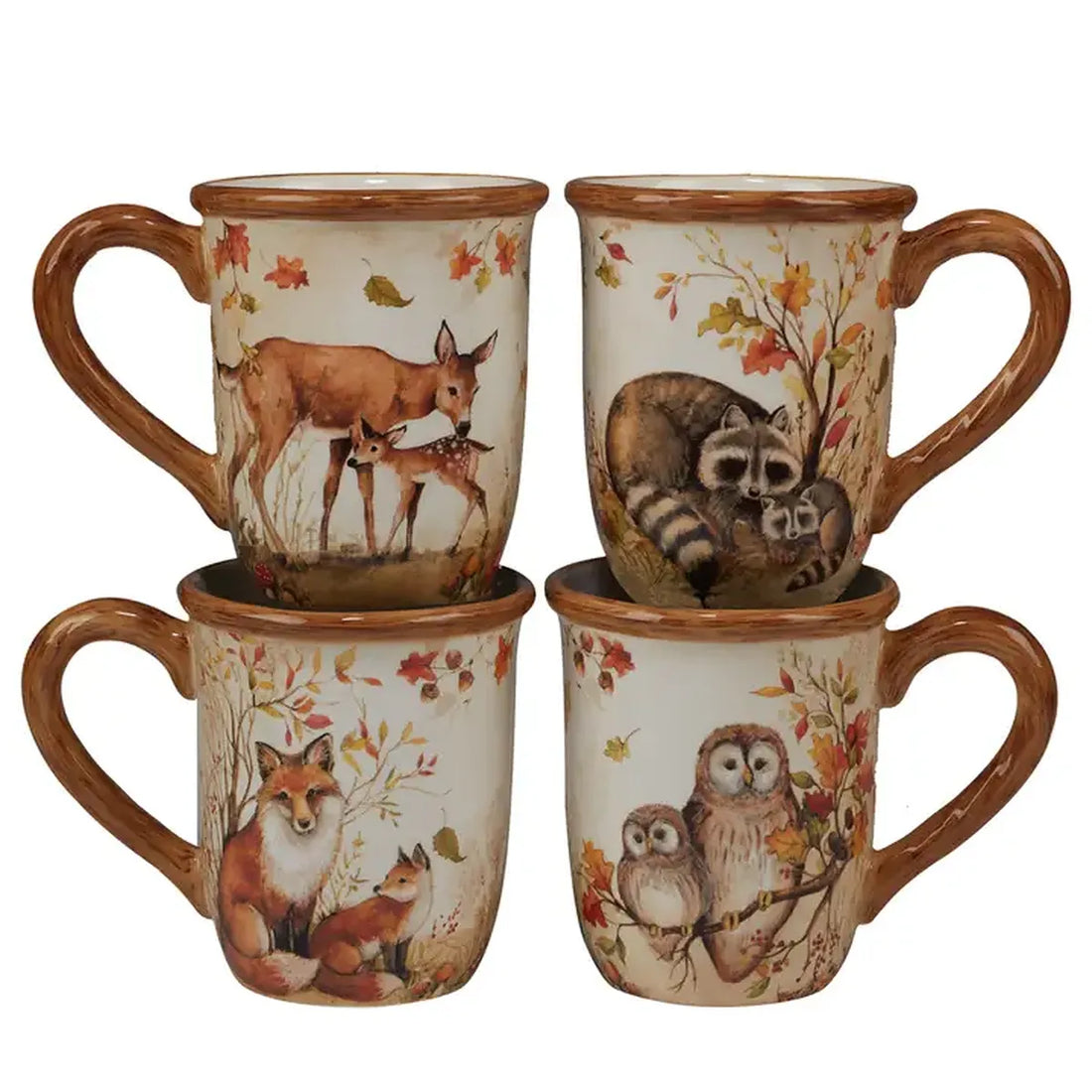 Taza de loza de 470 ml &quot;Bosque de Pinos&quot;