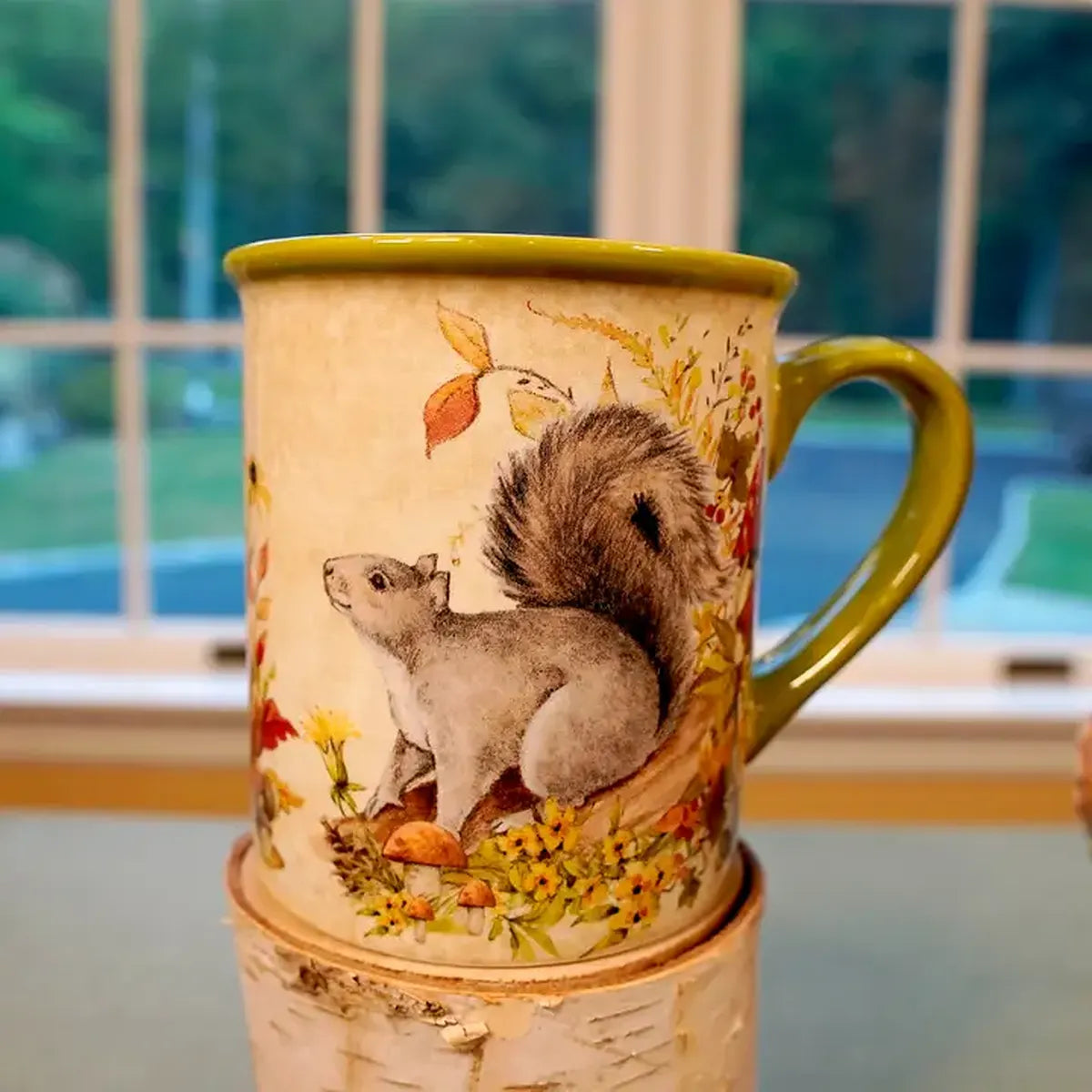 Mug 470 ml en faïence &quot;Forêt enchantée&quot; (470 ml)