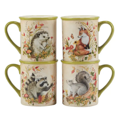Mug 470 ml en faïence &quot;Forêt enchantée&quot; (470 ml)