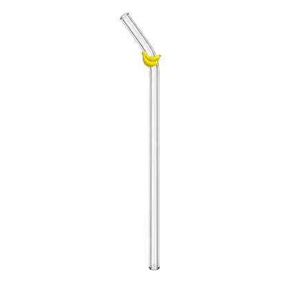 Paille en verre Fruits d&
