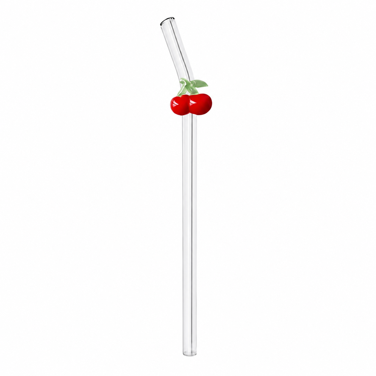 Paille en verre Fruits d&