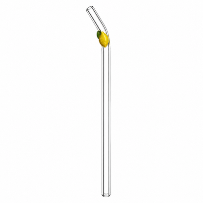 Paille en verre Fruits d&