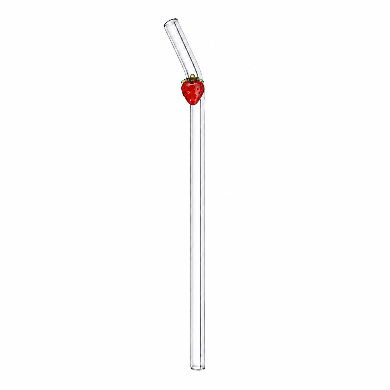 Paille en verre Fruits d&