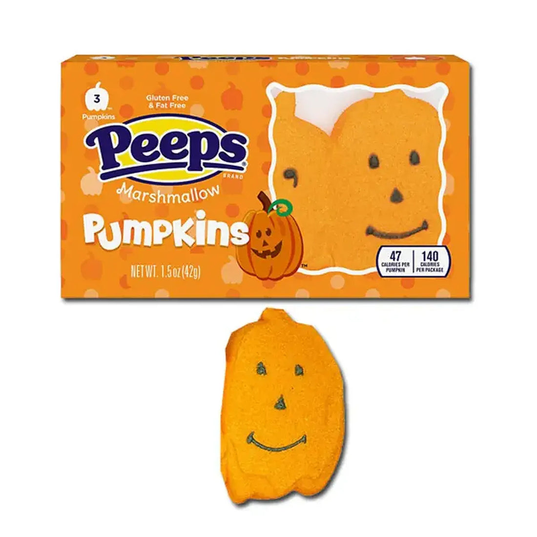 Guimauves Citrouilles Peeps x3 (85 g)