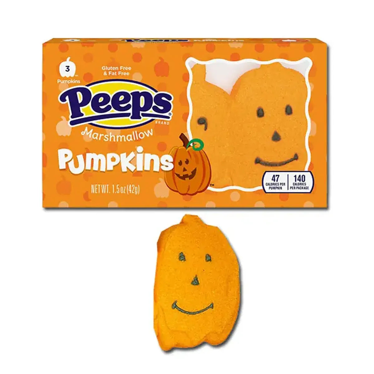 Guimauves Citrouilles Peeps x3 (85 g)