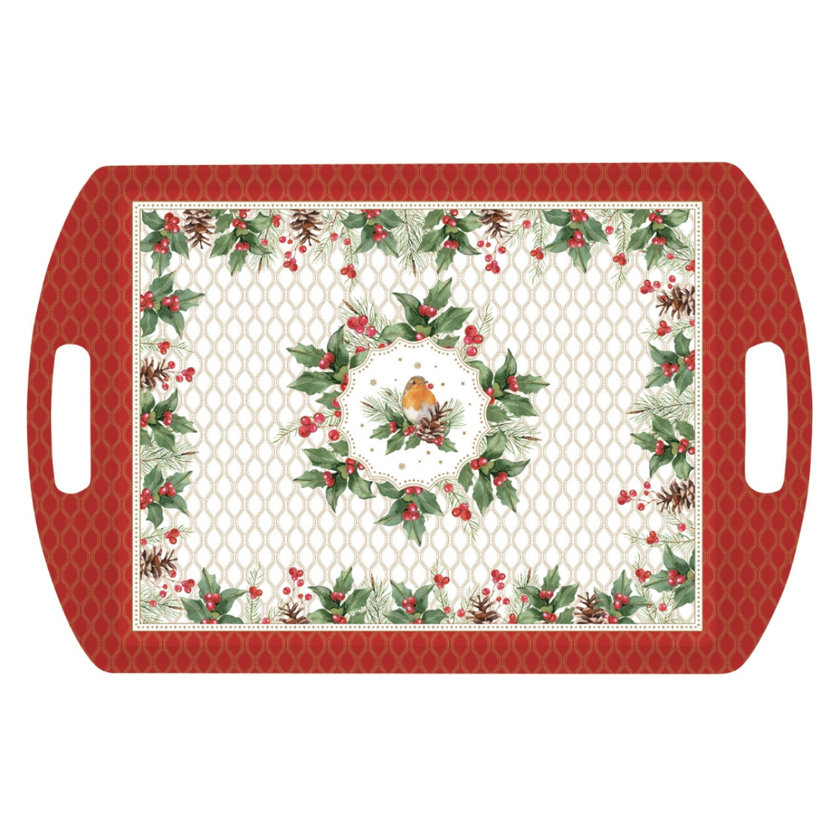 Plateau en mélaminé Rouge-gorge (52x35 cm)