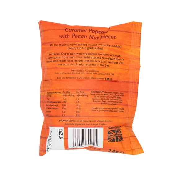 Popcorn gourmand Pecan Pie - Format snack (24g)