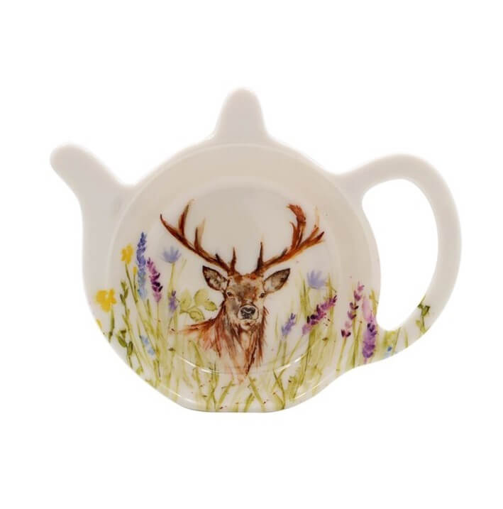 &quot;Country Deer&quot; melamine tea filter holder