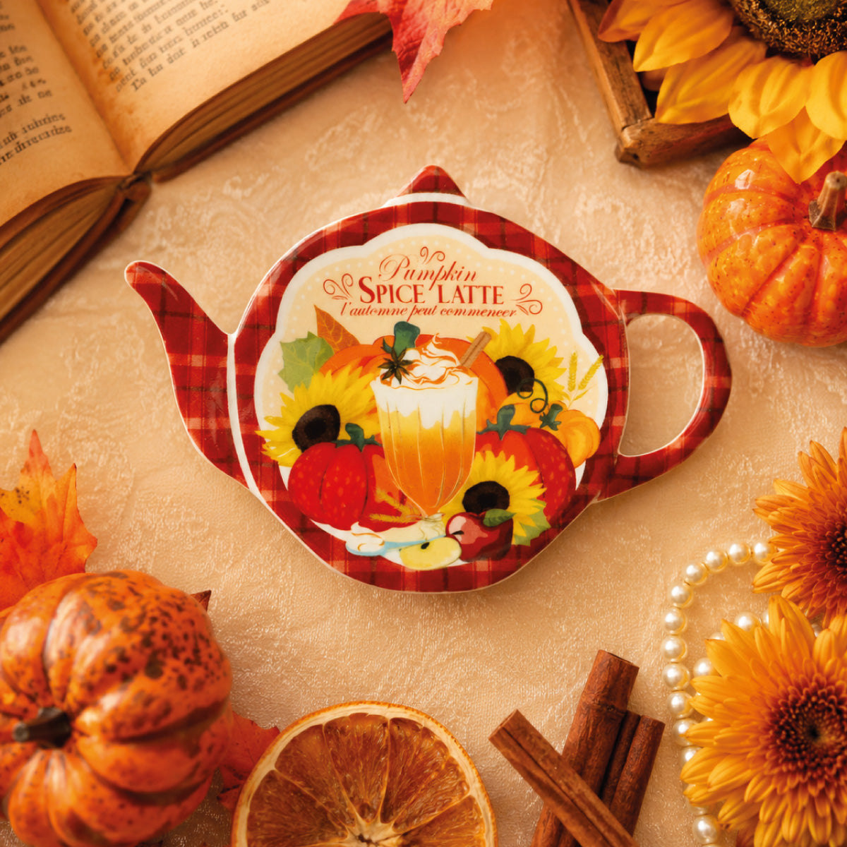 Repose-filtre Pumpkin Spice Latte by Mademoiselle